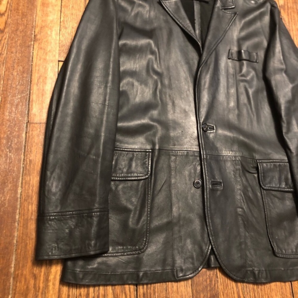 Billy Reid Leather Blazer 🇺🇸 - Picture 3 of 7